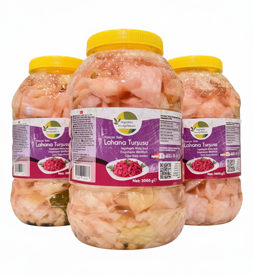 Pancar Sulu Lahana Turşu (El Yapımı & Doğal Fermente)