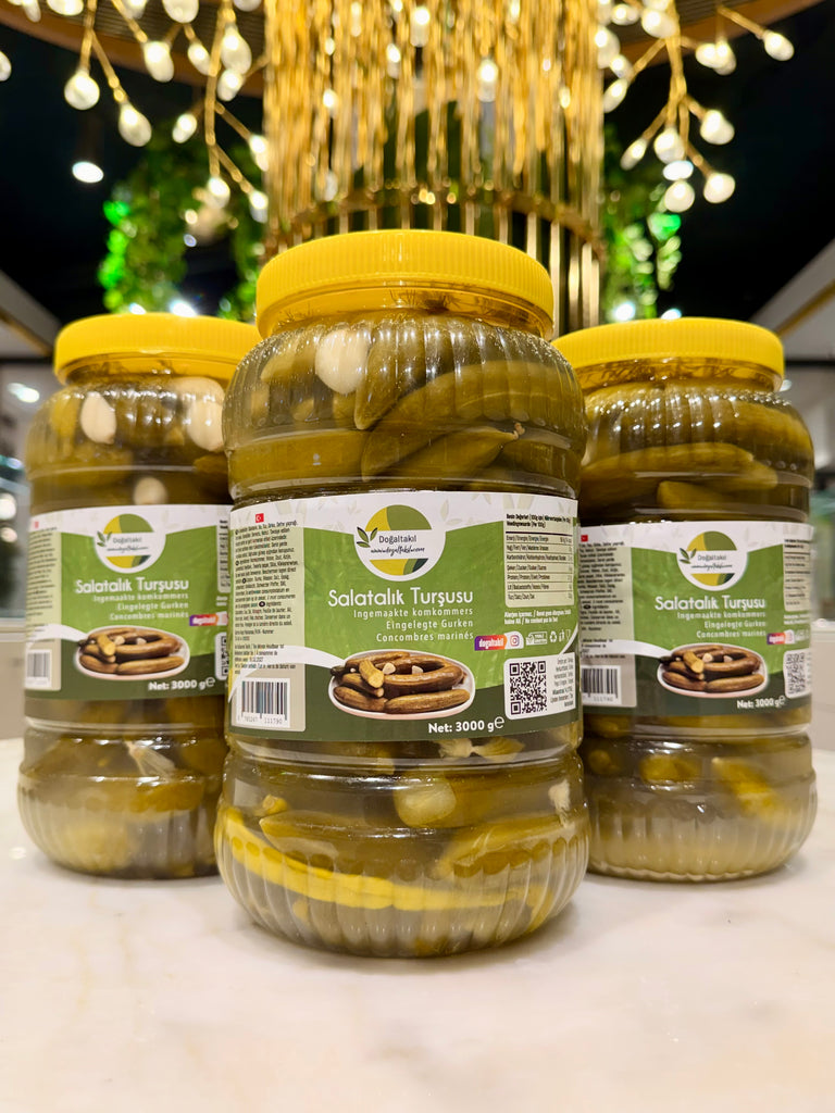 Çubuk Salatalık Turşu 3KG. (El Yapımı & Doğal Fermente)