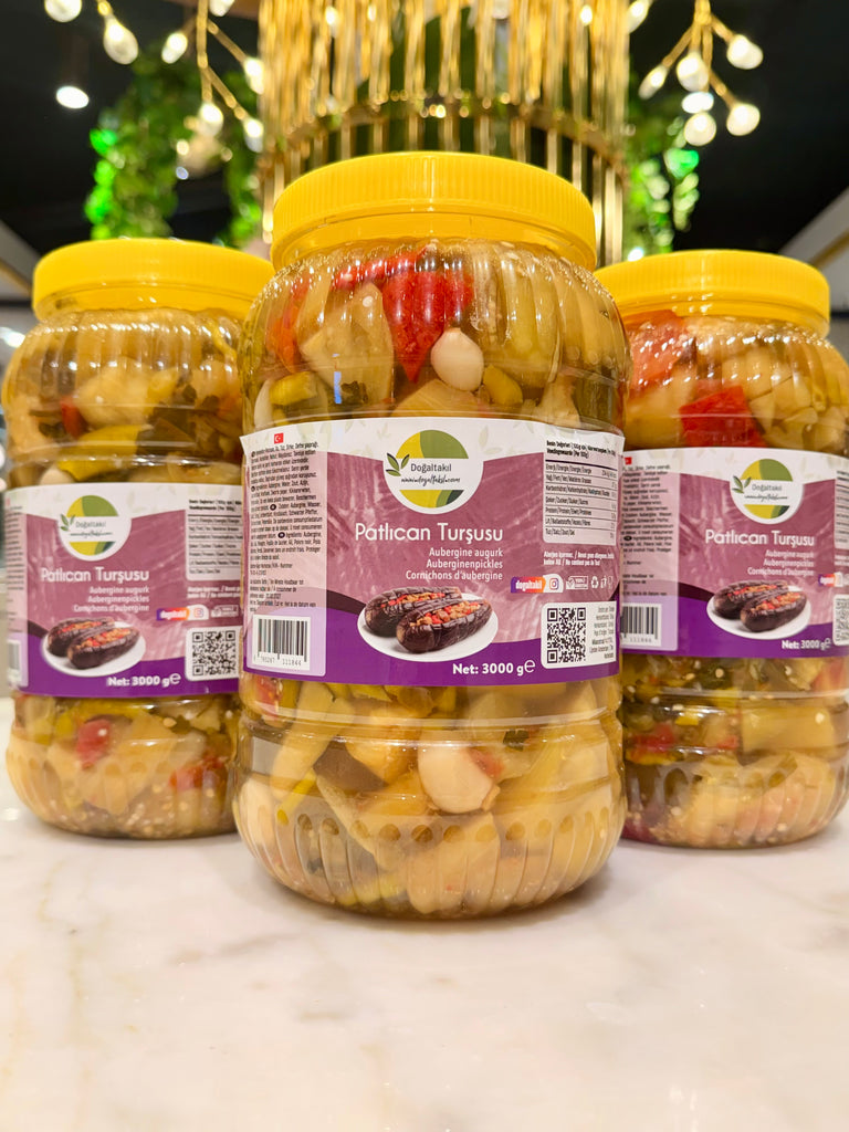 Patlıcan Turşu 3KG. (El Yapımı & Doğal Fermente)