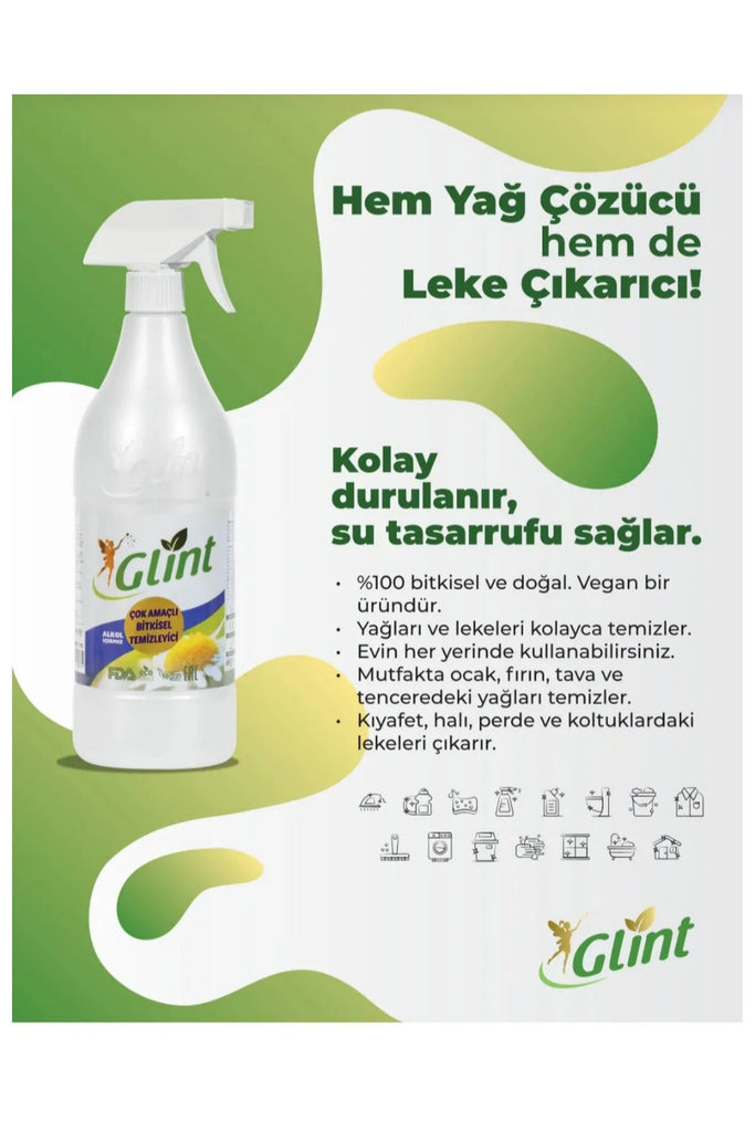 Glint Bitkisel Temizleyici 1L.