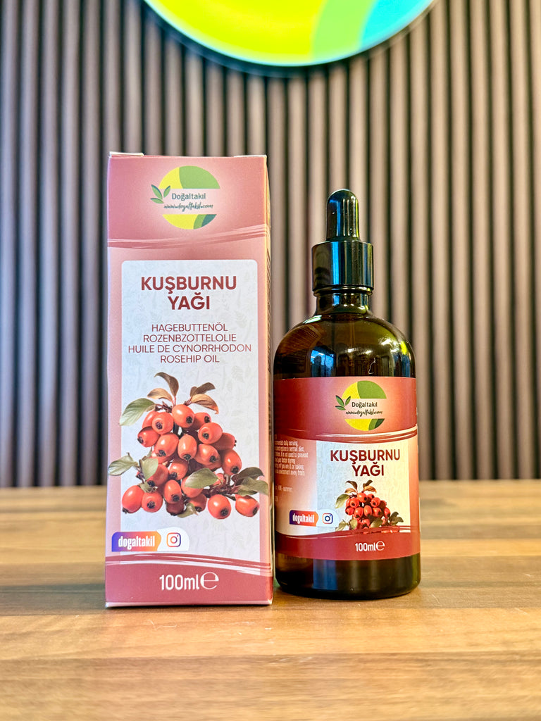 %100 Kuşburnu Yağı 100ml. (Soğuk Sıkım)