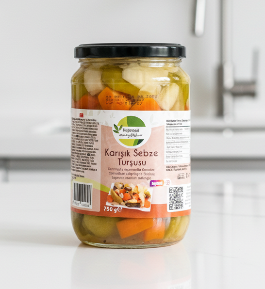 El Yapımı Karışık Sebze Turşusu 750gr
