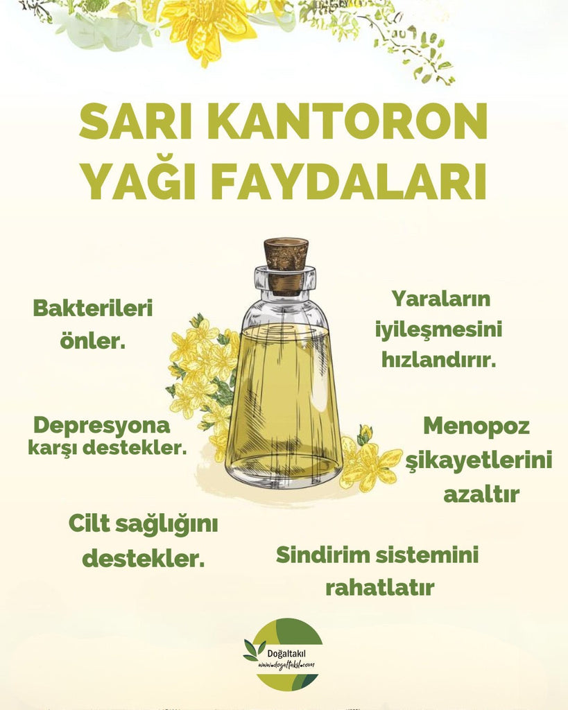 %100 Kantaron Yağı 100ml.