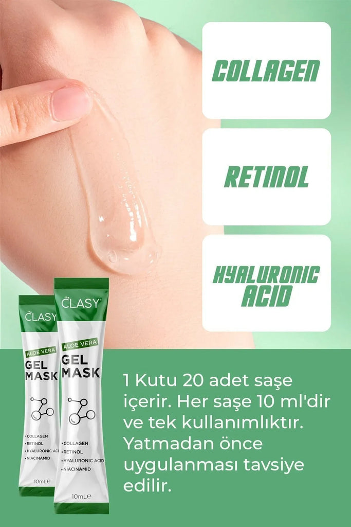 Clasy Jel Maske 20ml*10 Adet